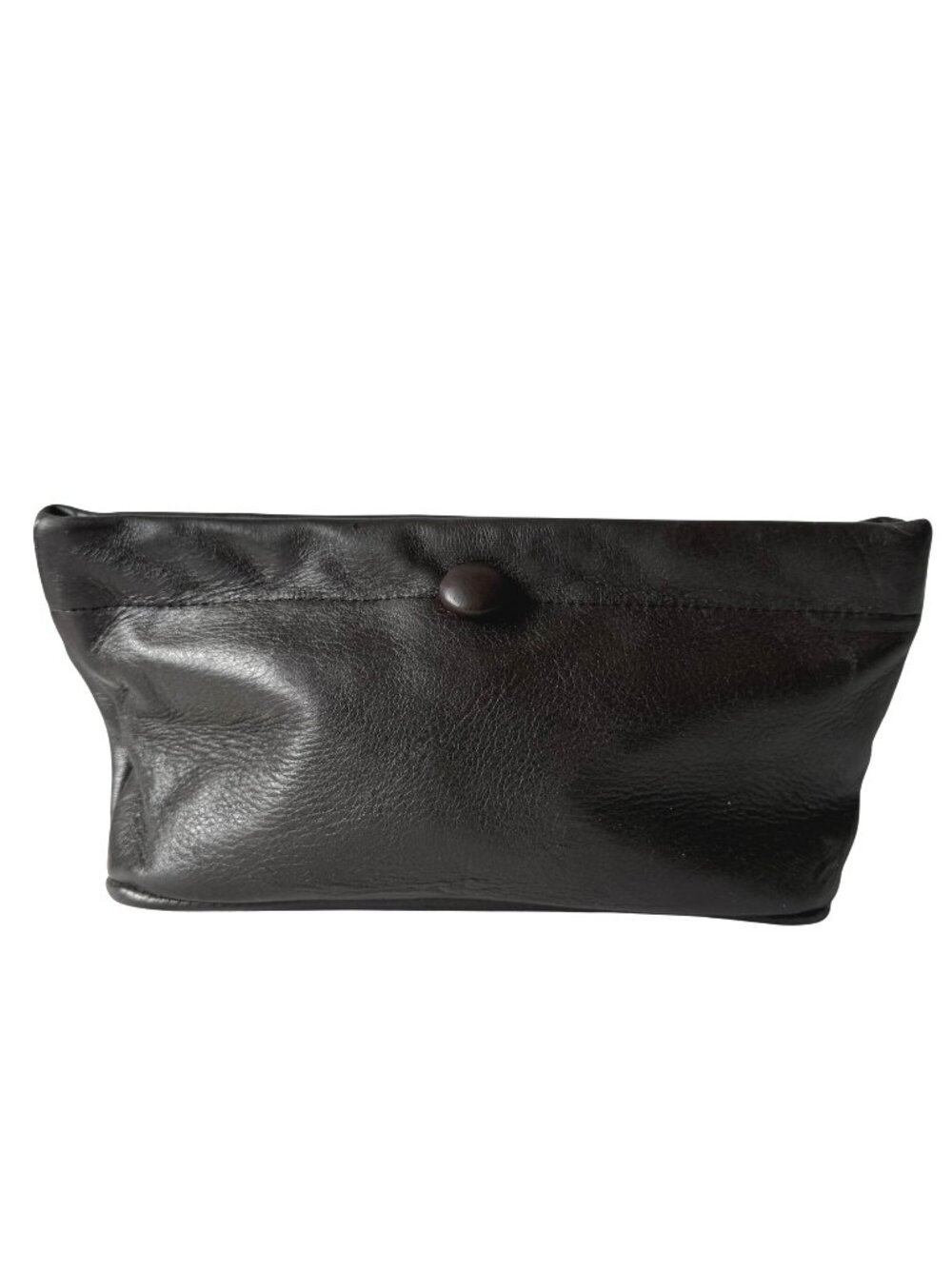 DeerWear Women's Clutch Purse Genuine Deerskin Brown Leather Made in USA Vintage